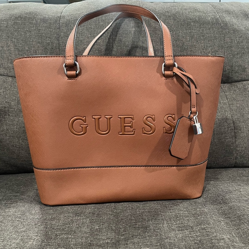 Guess brown Leather Bag